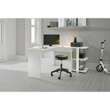 MID.YOU KOTNA PISALNA MIZA kovina, leseni material bela | Shoptok.si