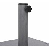  Baza za suncobran Tamno siva drvena izgled 45 x 45 x 31 cm | shoptok.hr