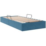 Otomanski krevet s pohranom Tamno plava 90 x 190 cm Baršun | Eponuda.com