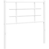  The Living Store Kovinsko vzglavje belo 100 cm - Vzglavje, (21498747) | Shoptok.si