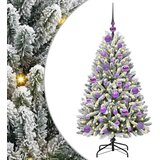  Umjetno božićno drvce 120 cm 150 LED lampica Topla bijela | shoptok.hr