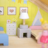 Drvena kućica za lutke Viga set s lutkama i dodacima | shoptok.hr