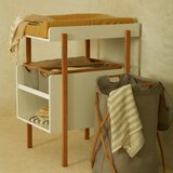 Qu-ax stol za previjanje vintage white/natural | shoptok.hr