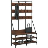  Za odjeću i cipele smeđa boja hrasta 100x40x184 cm | shoptok.hr