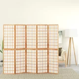  Sklopiva sobna pregrada 5 panela japanski stil 200x170 cm
