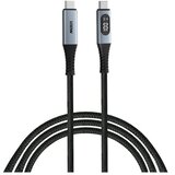 Kabel MAGNETSKI S ZASLONOM USB-C NA USB-C 100W 120 CM VERBATIM 31848 CRNI | Eponuda.ba