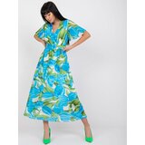 Italy Moda Dress-DHJ-SK-15967.54P-Blue | Shoptok.si