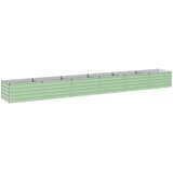  Povišeni vrtni krevet Pastelno zelena 600 x 80 x 55 cm | shoptok.hr