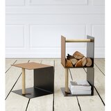 LIND DNA Črna dekorativna škatla za shranjevanje iz kovine in eko usnja 32x38x31 cm Bull – | Shoptok.si