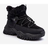EVENTO Women's Ankle Boots with Fur Lining Black Cresandi Cijene