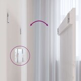  Zidno uzglavlje bijelo 108x3x90 cm od masivne borovine | shoptok.hr