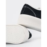 Shelvt Black lace-up sneakers with a thick sole | Shoptok.si