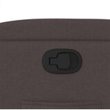  Naslonjač na podizanje tamnosmeđi od tkanine | shoptok.hr