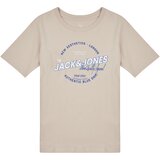 Jack & Jones Majica sivkasto bež / mornarsko plava / bijela Cijene