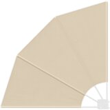 vidaXL Zaslon za zasebnost na balkonu Bež 115 x 115 cm blago | Shoptok.si