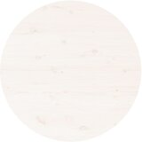  Stolić za kavu bijeli Ø 55 x 45 cm od masivne borovine | shoptok.hr