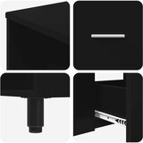  Toaletna jedinica Crna 80 x 35 x 60 cm Konstruirano drvo | Shoptok.si