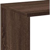 vidaXL Pregrada s knjižno omaro rjavi hrast 102x29x103,5 cm inž. les | Shoptok.si