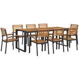  9-dijelni vrtni blagovaonski set od bagremovog drva i metala | Eponuda.com