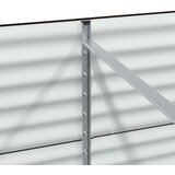 Povišena gredica Smeđa 400 x 80 x 81 cm Čelik | shoptok.hr