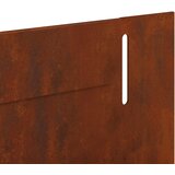  Ograda oko Travnjaka 10 pcs 102 x 4 x 4 cm Čelik Rđa | shoptok.hr