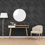vidaXL Stenski paneli 24 kosov črni 50x50 cm EPS 6 m² zvezda | Shoptok.si