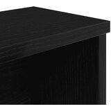 vidaXL Kuhinjski stalak za slaganje crni 60x15x16 cm konstruirano drvo | shoptok.hr