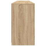 vidaXL Komoda z LED lučkami sonoma hrast 162x37x67 cm | Shoptok.si