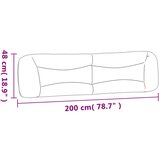  Jastuk za uzglavlje krem 200 cm od tkanine | shoptok.hr