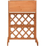  Vrtna sadilica s rešetkom narančasta 45x30x74 cm od jelovine | Eponuda.com