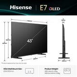 Hisense Pametni TV 43E7Q, (5000002923) | Shoptok.si