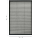  Komarica za prozor antracit 80 x 160 cm aluminij | shoptok.hr