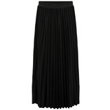 Only Krila Skirt Melisa Plisse - Black Črna Cene