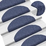 vidaXL samoljepljivi Otirač za Stepenice 15 kom Igličasti 65x21x4 cm Plavi | shoptok.hr