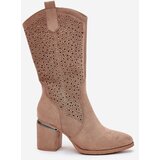 S. BARSKI Cutout Cowboy Boots Mid-Calf S.Barski | Shoptok.si