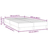  Okvir kreveta bez madraca tamno sivi 120x220 cm baršun | shoptok.hr