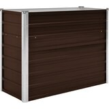 vidaXL Visoka greda rjava 100x40x77 cm pocinkano jeklo Cene