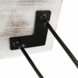 Kondela Odlagalna mizica /nočna omarica, vintage bela / črna, HONEJ | Shoptok.si