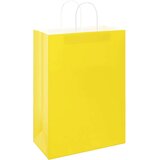  Papirnate vrečke 50 kosov z ročaji rumena 32x17x44 cm, (5000160809) | Shoptok.si