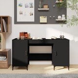 vidaXL radni stol crni 140 x 50 x 75 cm od konstruiranog drva Cijene