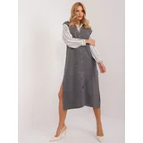 BADU Dress-BA-SK-6109.07-dark gray