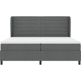  s opruga kutije Tamno siva 200 x 200 cm tkanina | shoptok.hr