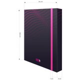 Optimum fascikla OPT exabox 3cm max crna/crveni lastiš ( H059 ) Cene