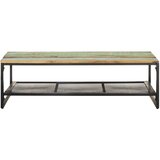  Stolić za kavu 110 x 60 x 35 cm od masivnog obnovljenog drva - 1 masivno obnovljeno drvo | shoptok.hr