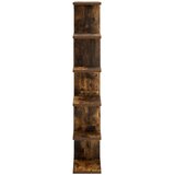  Zidna polica Dimljeni hrast 70 x 17 x 101 cm Prerađeno drvo | shoptok.hr