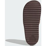 Adidas Nizki natikači 'Adilette' kapučino / temno rjava / bela | Shoptok.si