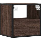  Zidni noćni ormarići 2 kom smeđi hrast 40x31x39,5 cm | shoptok.hr