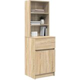 vidaXL Noćni ormarić boja hrasta sonome 39x35x125cm konstruirano drvo | shoptok.hr