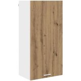 Viseći ormarić Umjetnički hrast i bijela 50 x 31 x 100 cm | shoptok.hr