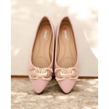 Resti Black women's ballerina flats with a tip embellishment on the toe Figgda | Shoptok.si